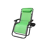 Light Green Foldable Patio Lounger Chair – Royal Garden Centre