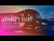 A Party Bus Rental Near Me Doesn’t Mean It Needs to Be a Full Coach Bus or a Fleet
