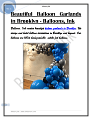 Get Beautiful Balloon Garland in Brooklyn - Balloons, Ink