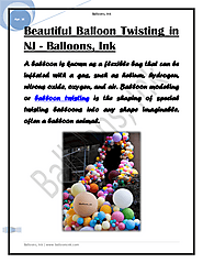 Awesome Balloon Twisting in NJ - Balloons, Ink