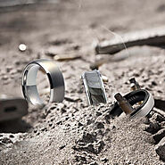Gaboni Jewelers - Gunmetal Finish gunmetal wedding band & rings