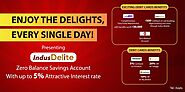 Invest in High IndusInd Bank Savings Account Interest Rates