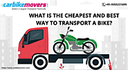 What is the Cheapest and Best Way to Transport a Bike?