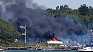 Fire in Massachusetts marina burns buildings