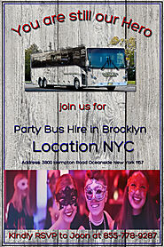 Most Welcome to Party on our Buses at a Big Discount