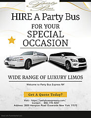 We Provide First Class Party Bus NYC