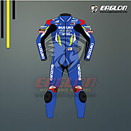 Alex Rins Suzuki ECSTAR MotoGP 2019 Leather Race Suit - Eaglon