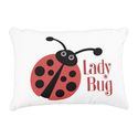Cute Ladybug Animal Print Accent Pillow