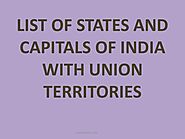 States and Capitals of India: 28 States of India 2021