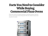 Facts You Need to Consider While Buying Commercial Pizza Ovens