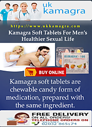 Kamagra Soft Tablets For Men’s Healthier Sexual Life