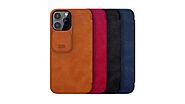 Nillkin Leather Case with Camera Cover for iPhone 13 Pro Max