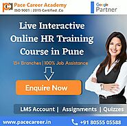 Best HR Course in Pune | Best HR Training Institute in Pune | Pace Career Academy | HR course in Pune