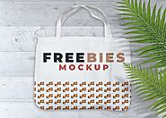 Free Hanging Tote Bag Mockup - Freebies Mockup