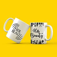 Her Couple Coffee Mug - Set of 2 | Best Couple Gifts Online in India