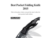 Best Pocket Folding Knife 2015