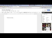 Research Tools in Google Docs