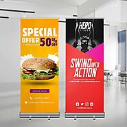 Pull Up Banners & Banner Printing Services | Vivid Ads