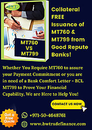Infographics: MT799 vs MT760 - Trade Finance Providers in Dubai