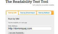 The Readability Test Tool