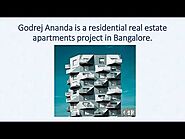 Godrej Ananda - Apartments in Bangalore