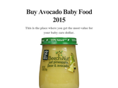 Buy Avocado Baby Food 2015