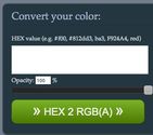 Devoth‘s HEX 2 RGBA Color Calculator