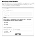 Proportional Scale Calculator