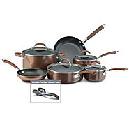 Bronze Nonstick Aluminum 12-Piece Cookware Set - Kitchen Things