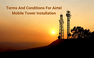 Terms And Conditions For Airtel Mobile Tower Installation.