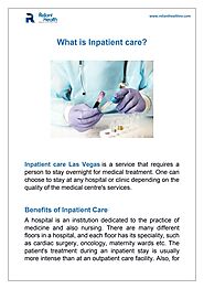 What is Inpatient care?