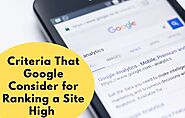 Criteria That Google Consider for Ranking a Site High - Virginia 's Blog