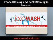 Fence Staining and Deck Staining in Houston