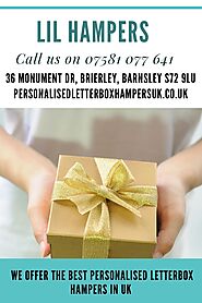 Buy Personalised Letterbox Hampers in UK