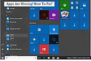 How To Fix If Window 10 Default Apps Are Missing? Office.com/setup