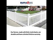 Come to Duramax to buy traditional vinyl fencing