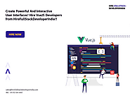 Hire Dedicated VueJS Developers