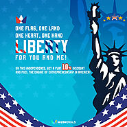 USA Independence Day Discount on Digital Services.