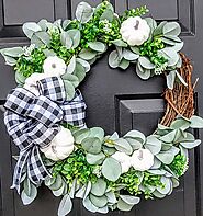 Decorative Farmhouse Fall Wreaths For The Front Door – Styles You’ll LOVE - Decorating Ideas And Accessories For The ...