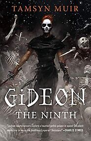 US hardback print cover of Gideon the Ninth.