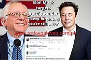 I keep forgetting you're still Alive - Elon Musk targets Bernie Sanders over Tax: