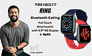 Fire-Boltt Ring Bluetooth Calling Smartwatch with SpO2 & 1.7” Metal Body with Blood Oxygen Monitoring, Continuous Hea...