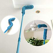 Foldable Fan Cleaning Brush YSSY Home Gadgets Cleaning Brush Long Rod for Home, Kitchen, Car, Ceiling, Flexible Fan m...
