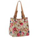 Gabor Flower | Modern tote handbag in bright flower print | Mozimo