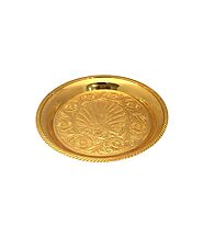 Shop PEACOCK PLATE, Bras, Gold Plated Online