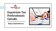 Expatriate Tax Professionals Canada - Expatriate Tax