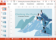 Animated Climbing The Mountain PowerPoint Templates | PowerPoint Presentation