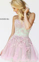 Cheap Sherri Hill 11062 Beaded Tulle Pink/Green Short Prom Dress [Sherri Hill 11062 Pink/Green] - $174.00 : The most ...