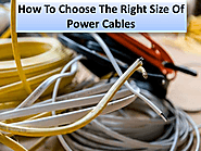 How to choose the right Cable & Wire Size for a specific load?