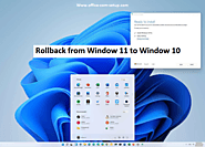 Method To Rollback from Window 11 to Window 10